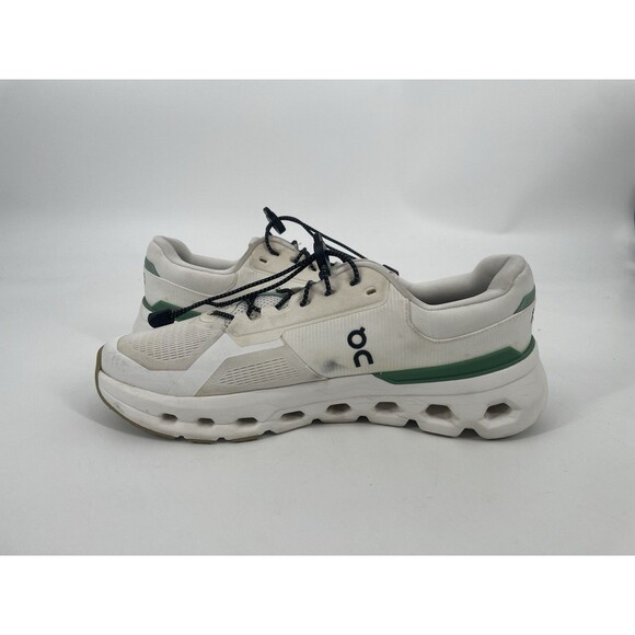 On Cloud Running Cloudrunner 2 Shoes White Green 3ME10142404 Men’s Size 11.5 - Picture 6 of 16